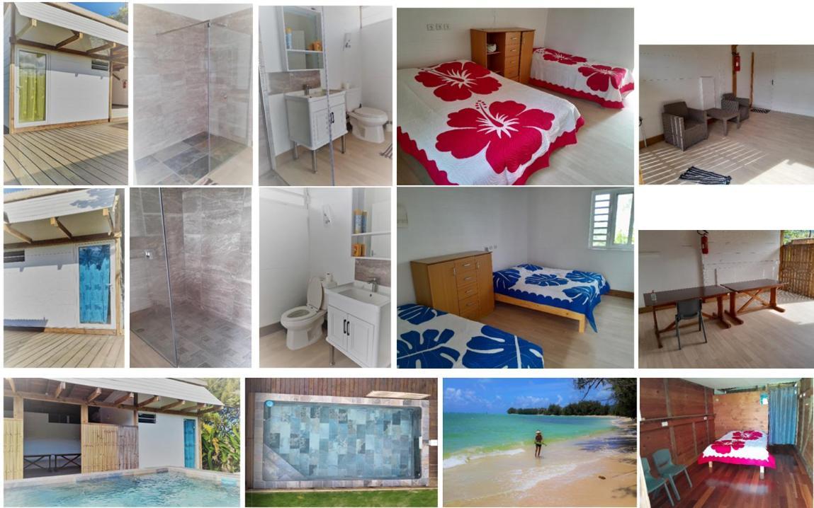 Mara'Ai Le Spot Tubuai, Chambre Triple Deluxe Mahu Sdb Privee Avec Piscine Mataura Εξωτερικό φωτογραφία