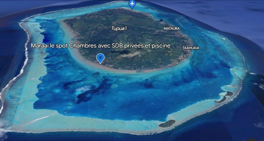 Mara'Ai Le Spot Tubuai, Chambre Triple Deluxe Mahu Sdb Privee Avec Piscine Mataura Εξωτερικό φωτογραφία